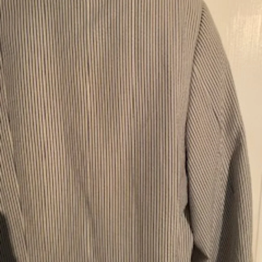 Mens Blu/Wht Seersucker Jacket - Picture 6 of 9